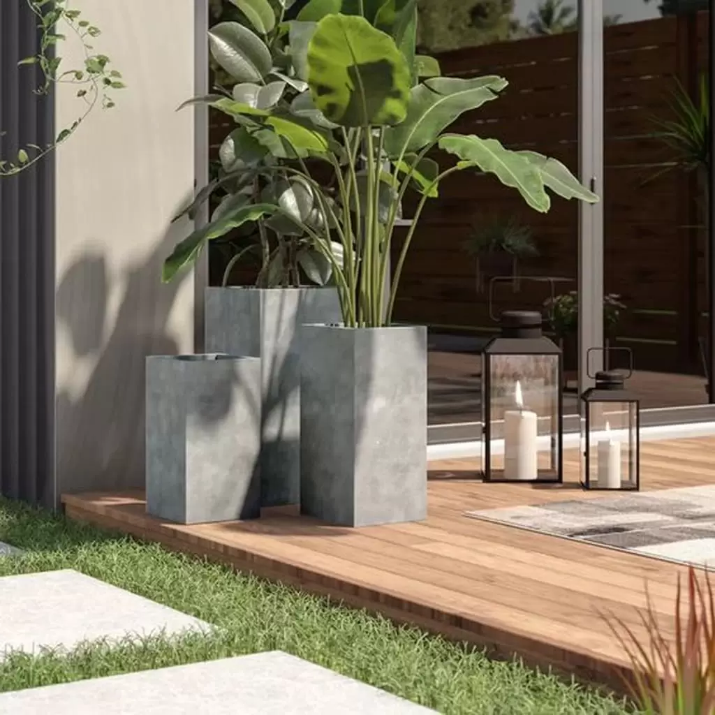 Macetas de cemento: un toque minimalista para tu hogar