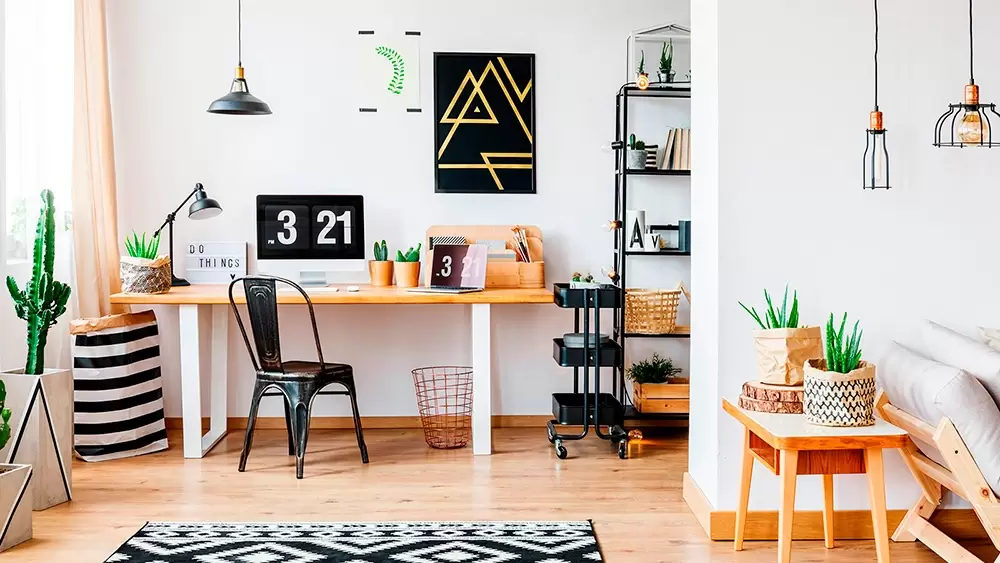 Cómo crear una zona de trabajo en casa cómoda y productiva