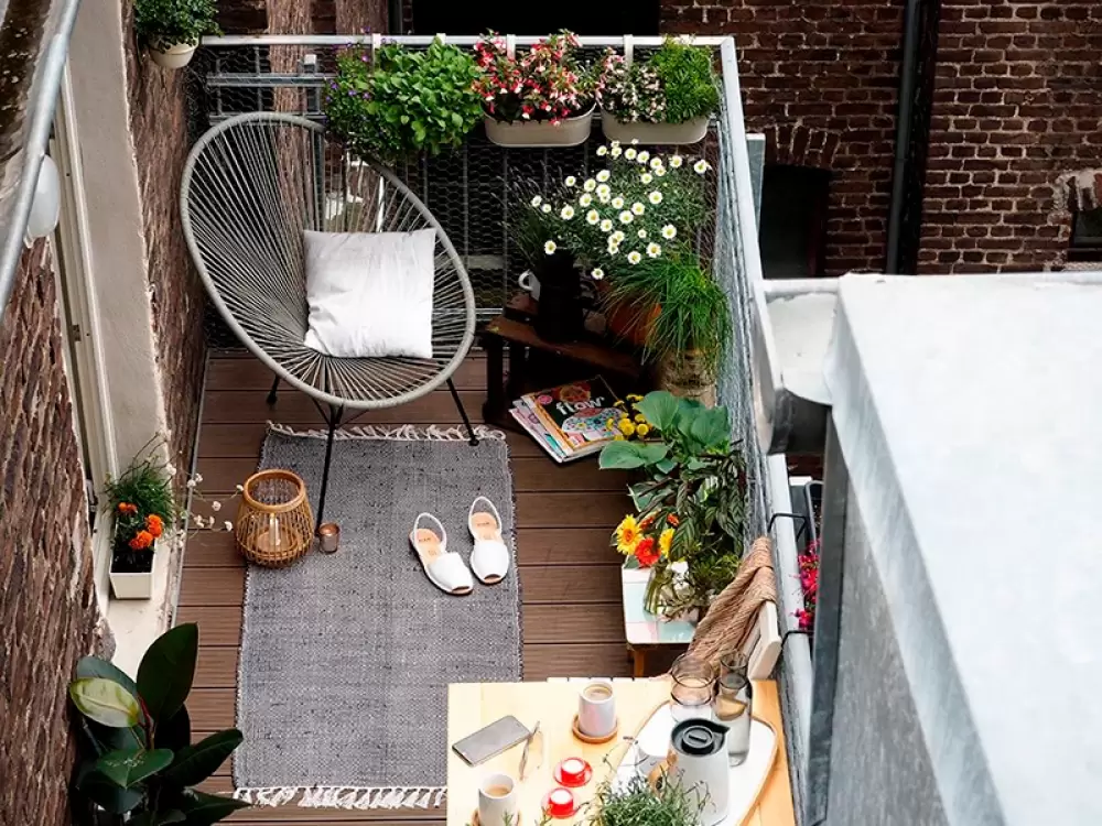 Ideas de decoración para terrazas y balcones pequeños
